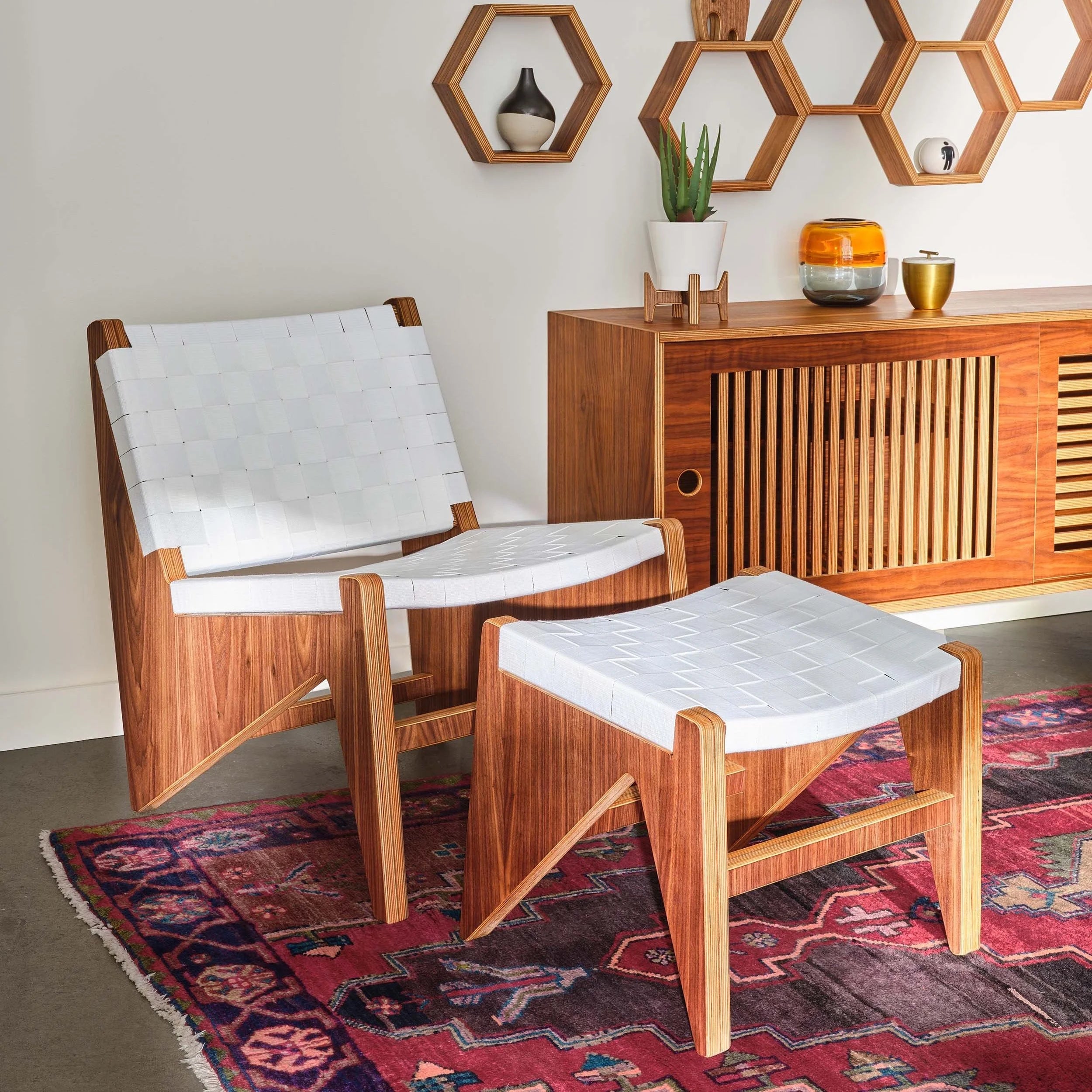 Accent Chair & Ottoman
